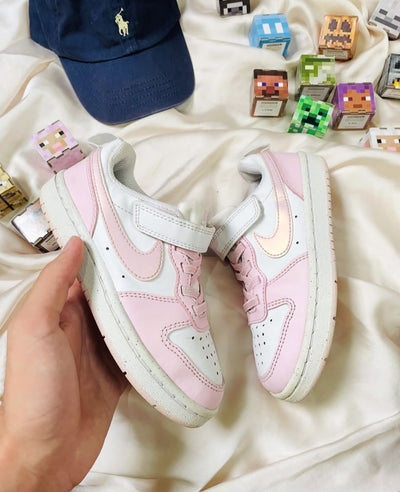 Nike Sneakers (Soft Pink & White) - Strap