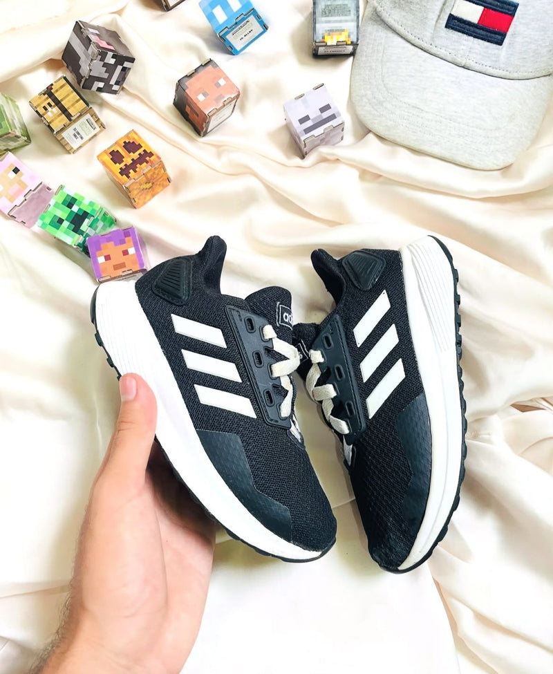 Adidas Running Shoes (Black & White)