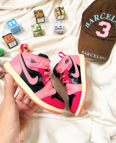 Nike Mid Sneakers Kids (Pink & Black)