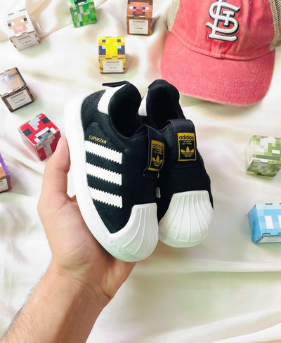 Adidas Superstar 360 Kids (Black & White) - Slip-On